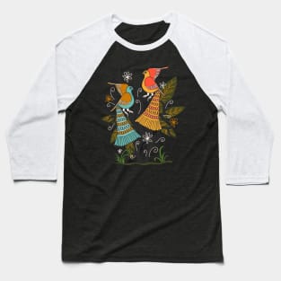 Peacock Blue Baseball T-Shirt